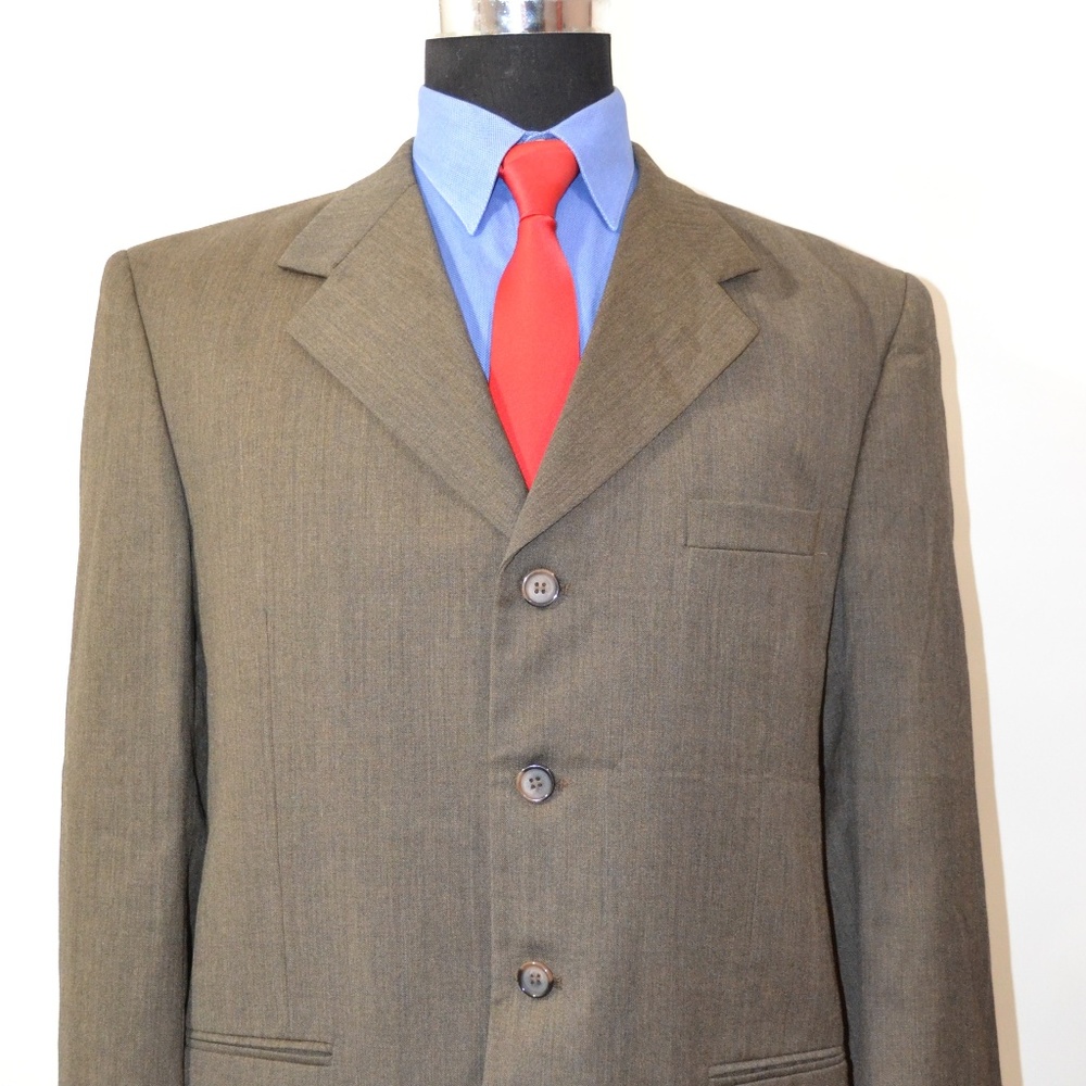 Biella 42R Sport Coat Blazer Suit Jacket